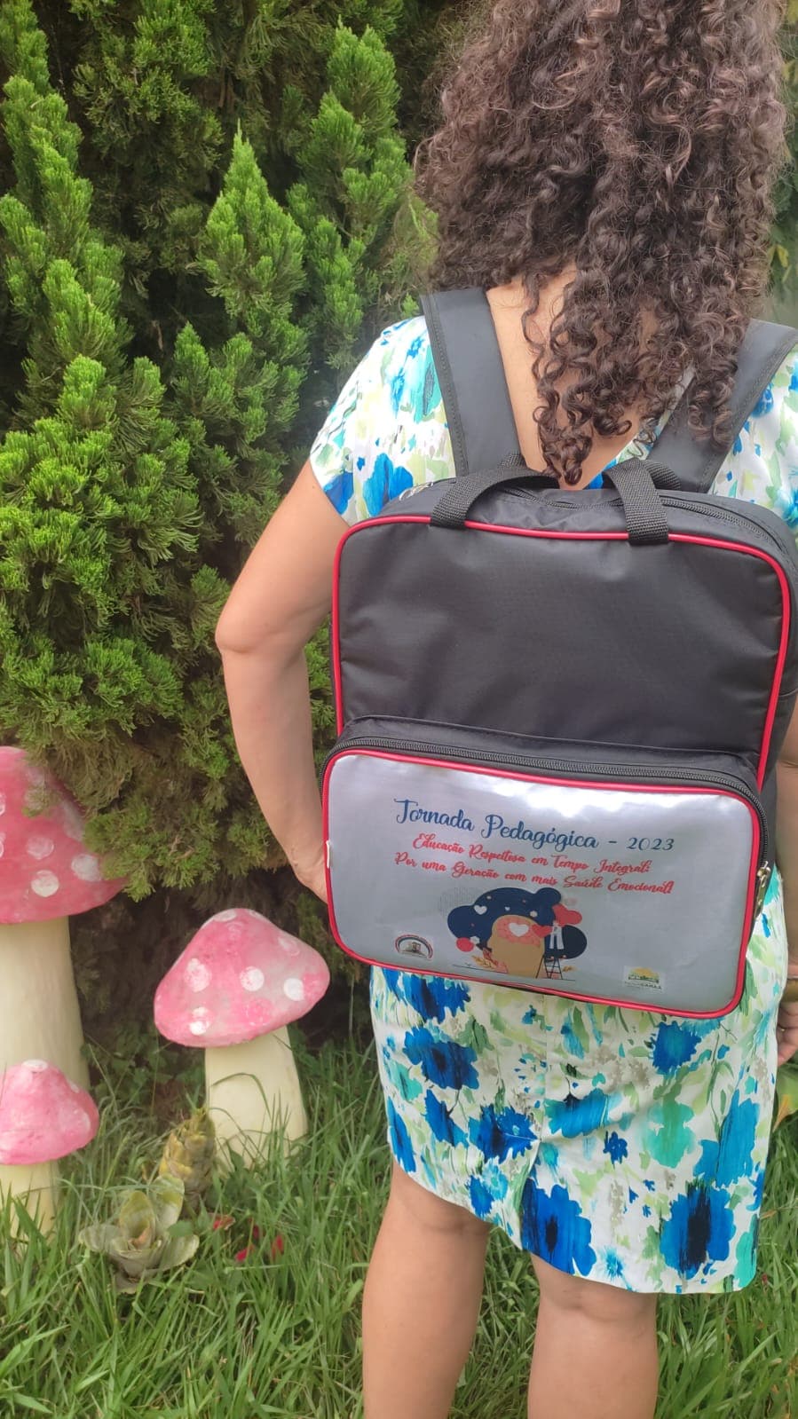 Mochila ecobag 2 em 1